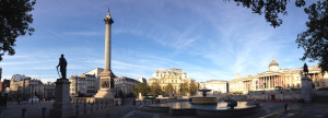 Trafalgar Square panorama