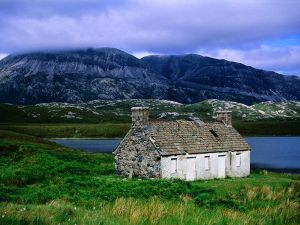An-Abandoned-Croft-Loch-Stack-Sutherland-The-Highlands-S