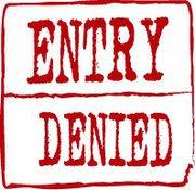 entry denied